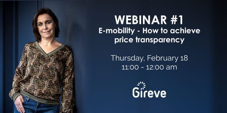 GIREVE organise son premier webinar sur la transparence des prix en situation d'itinérance