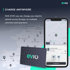 EVIO is connected to GIREVE’s platform, allowing electric vehicle users to use EVIO’s App to charge their electrical vehicle in numerous charging networks and places in the world. 