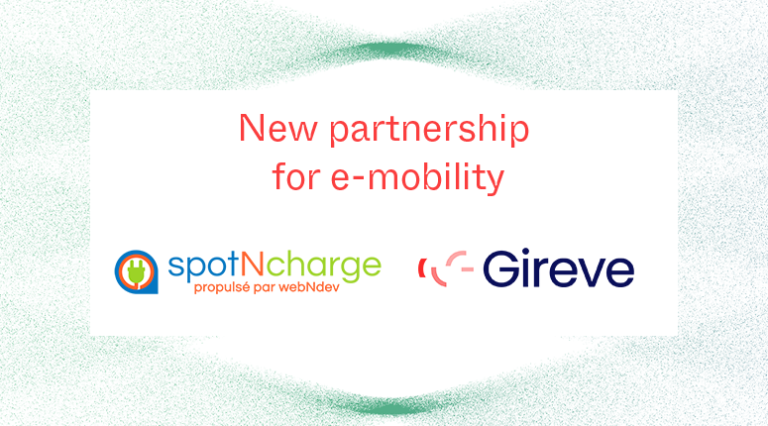 Partnership between Gireve & spotNcharge