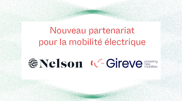 La start-up française Nelson, experte en data et énergie, annonce un partenariat avec la plateforme digitale européenne Gireve. Grâce à cette collaboration, Nelson enrichit son offre de données sur les bornes de recharge.