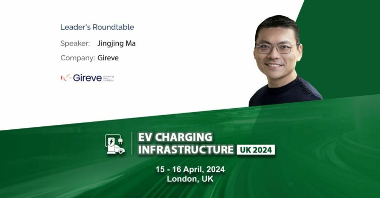 Photo of VP Sales Jingjing MA from Gireve, attending the EV Charging Infrastructure Forum in 2024 in London